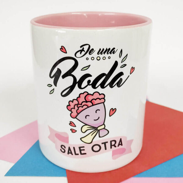 Taza de Café y Té Personalizada. De una boda sale otra