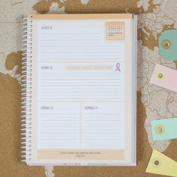 Agenda Escolar 2018-2019 (Chica Maravilla) – Semana vista - Imagen 3