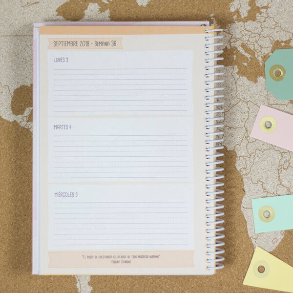 Agenda Escolar 2018-2019 (Chica Maravilla) – Semana vista - Imagen 4