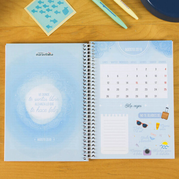 Agenda Escolar 2018-2019 (Chica Maravilla) – Semana vista - Imagen 2
