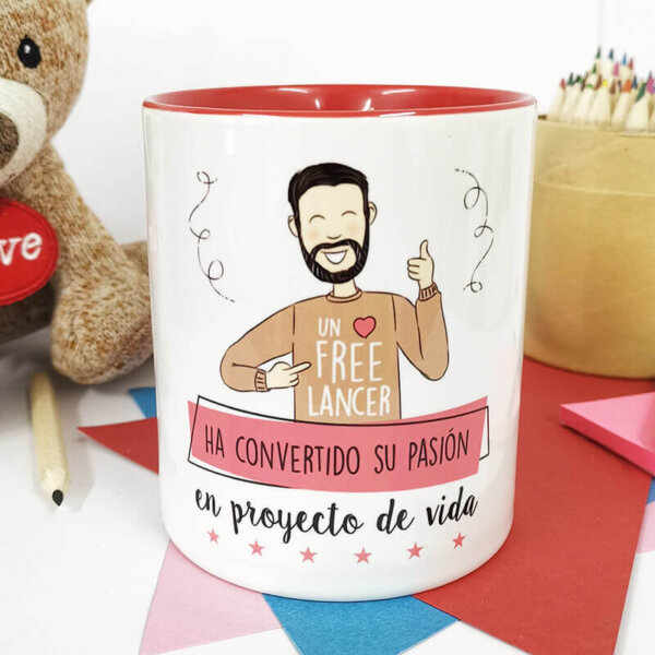 Taza Un Freelancer ha convertido su pasión en proyecto de vida