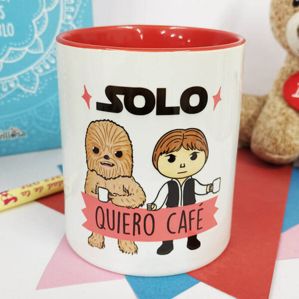 Taza Solo quiero café - (Star Wars)