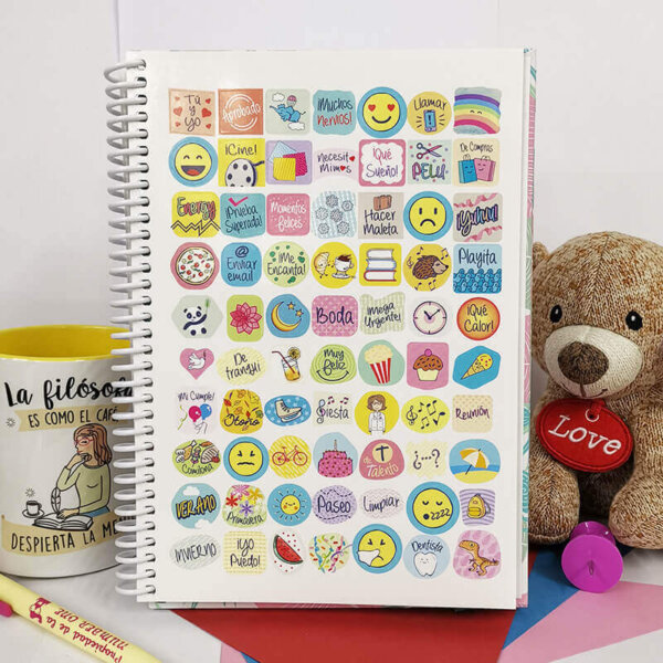 Agenda Escolar 2019-2020 (Semana Vista) - Diseño Hojas - Imagen 7