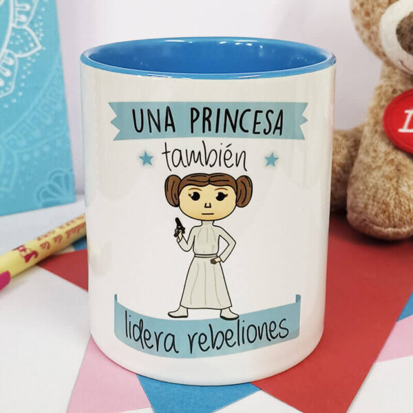 Taza Una princesa también lidera rebeliones - (Star Wars)