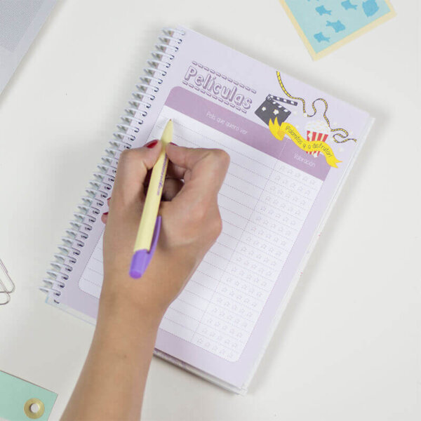 Agenda Escolar 2018-2019 (Mandala Violeta) – Semana Vista - Imagen 5