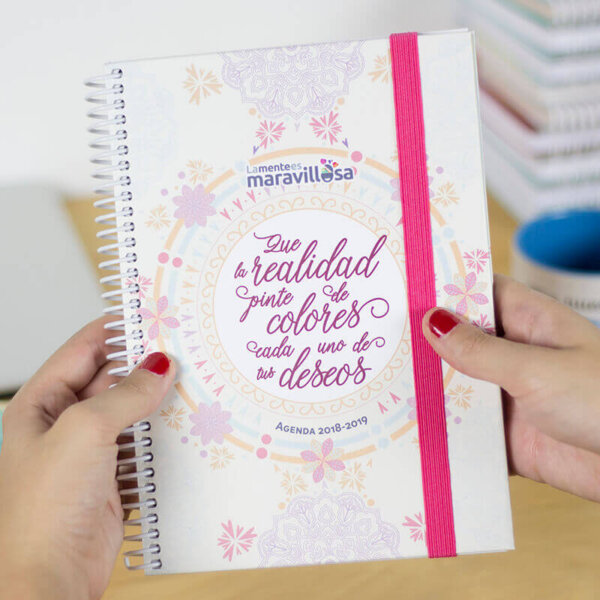Agenda Escolar 2018-2019 (Mandala Multicolor) – Semana Vista
