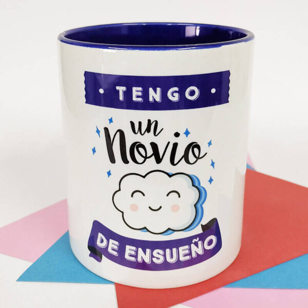 Taza de Café y Té Personalizada. Tengo un novio de ensueño