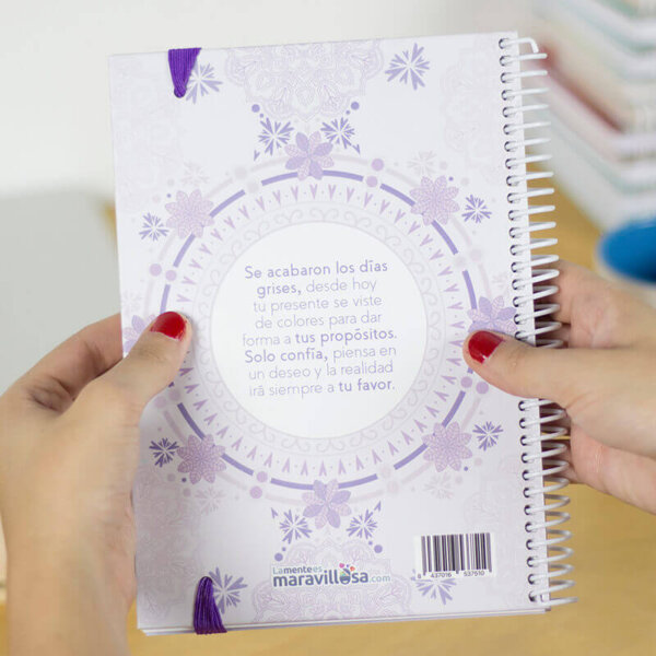 Agenda Escolar 2018-2019 (Mandala Violeta) – Semana Vista - Imagen 8